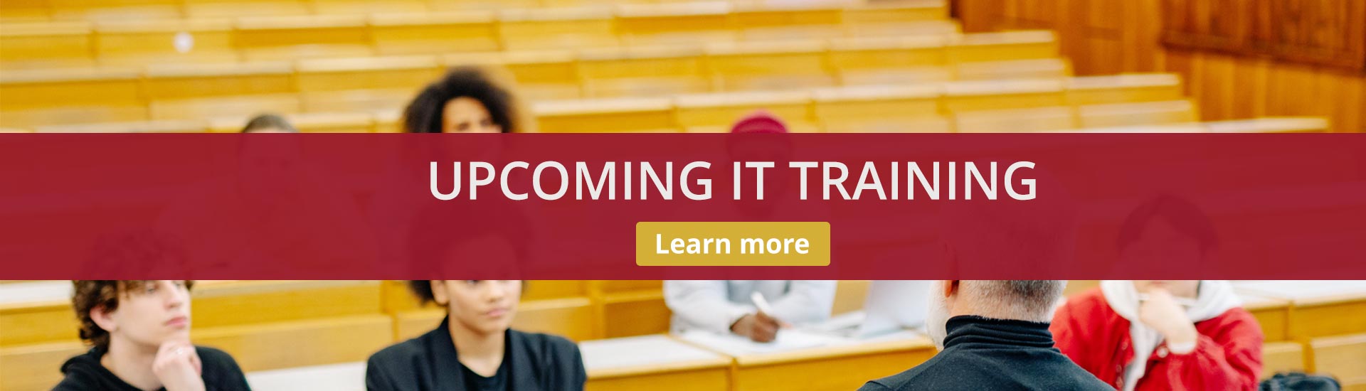 Upcoming IT Training sessions